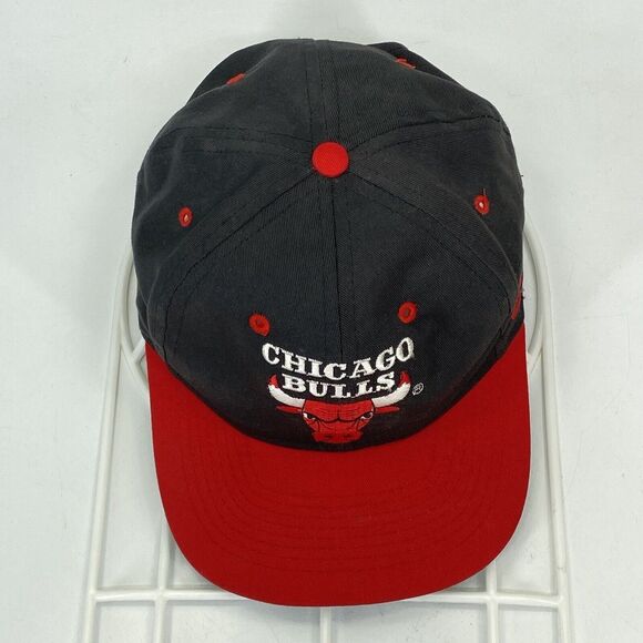 Vintage Chicago Bulls Competitor Plain Logo Snapback Hat NBA Logo 7 (H2) - Picture 5 of 10